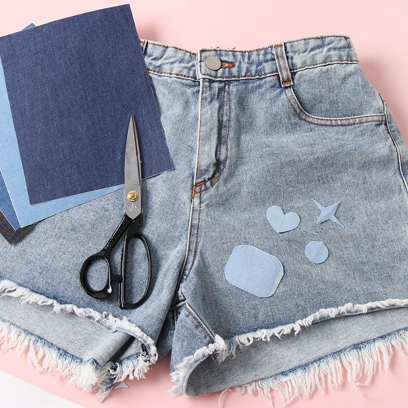 Product Introduction of 3/5 PCS Cloth Clothing Denim Decoration Sewing Accessories Jean Patches Iron On Patch Clothes Stickers Jeans Repair Patches 16