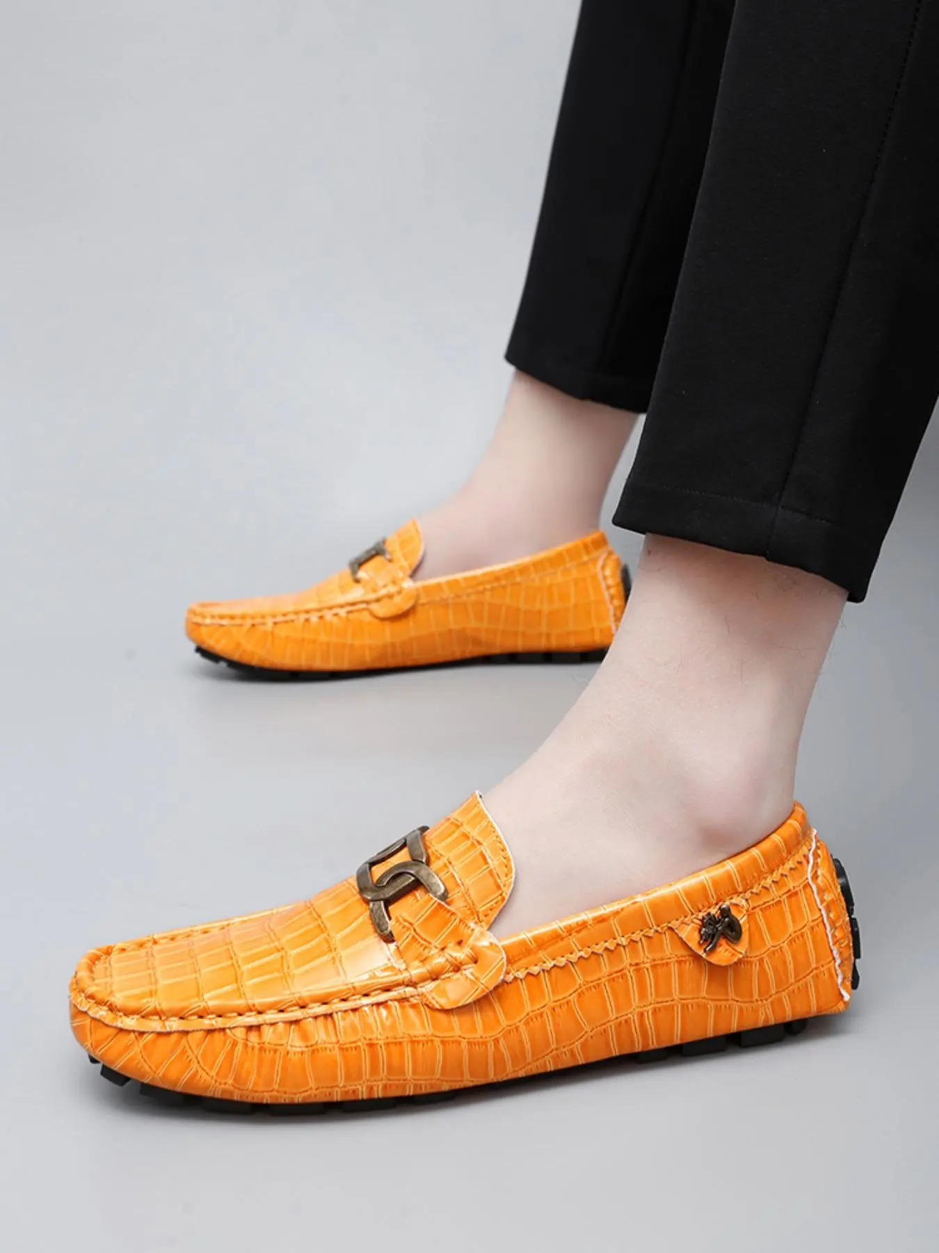 Men's Business Style Solid Color Shoes, Casual Comfortable Loafers for Daily Wear, Fashion Shoes for Party, Daily Clothing Decor for Men, Boy