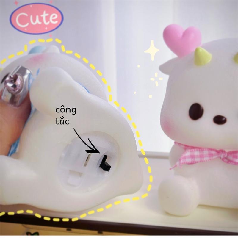 Product Introduction of Đèn phòng ngủ dễ thương hoa túc linh 3D hoạt hình, phù hợp phòng ngủ, tặng nhãn dán quà 8