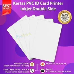 kertas pvc id card Inkjet Printable uk 5.4 x 8.6 cm 8787