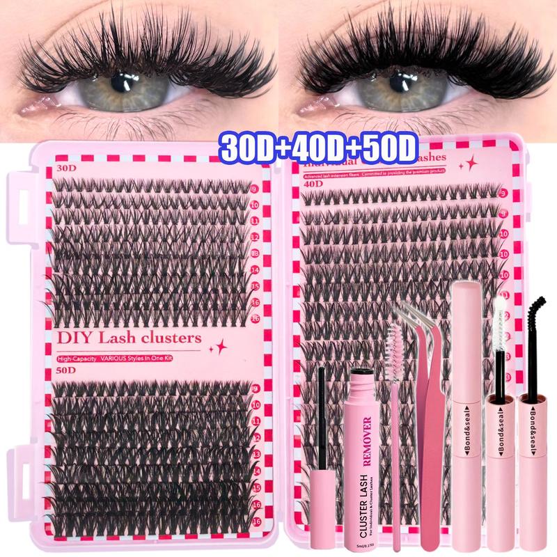 Product Introduction of False Eyelash Kit, 1 Set Including False Eyelashes with Glue, Brush, Tweezers and Makeup Remover, Eye Makeup Enhancement Tool, Cosmetic 4