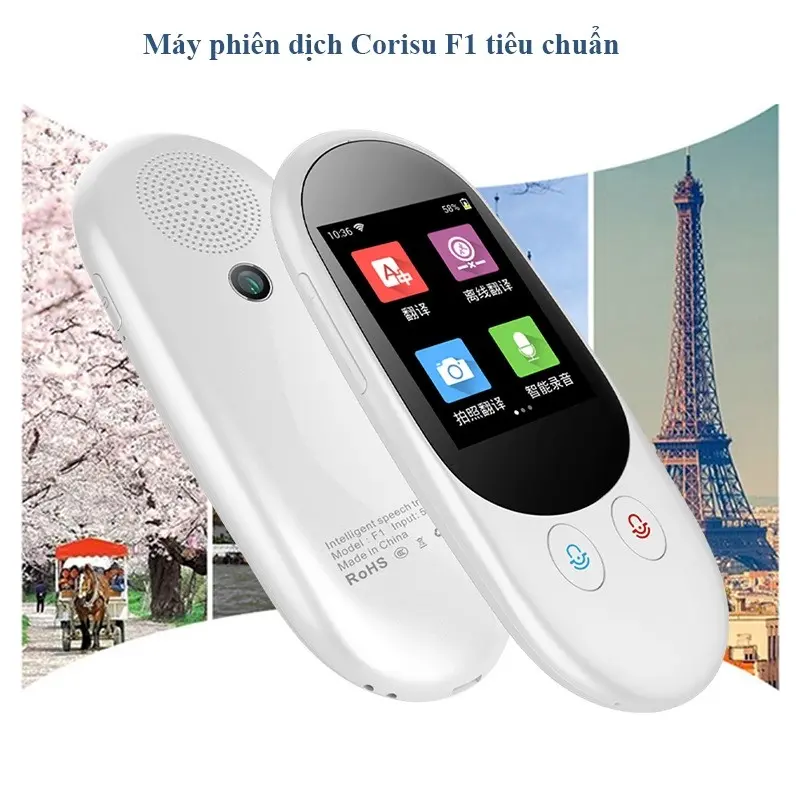 Máy phiên dịch trực tiếp Corisu F1 dịch giọng nói cực chuẩn, dịch không cần kết nối mạng 11 ngôn ngữ 2