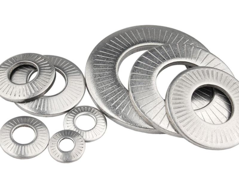 (INOX304) Set 10 cái M4-M8 Long đen chống xoay dạng nón inox304 M4, M5, M6, M8 4