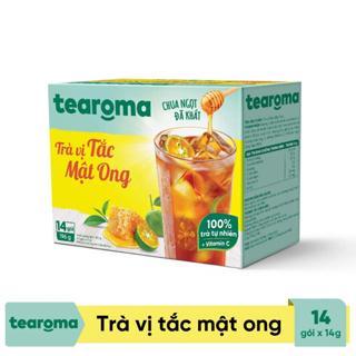  Trà Tearoma hòa tan vị Tắc mật ong hộp 196g  14 gói x 14g  