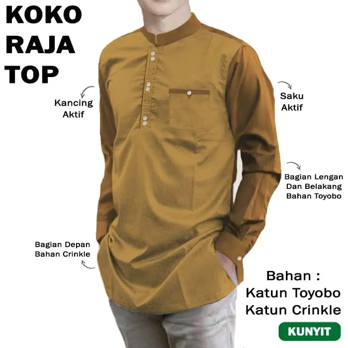 RAYA COLLECTION RAJA TOP KOKO LENGAN PANJANG 1