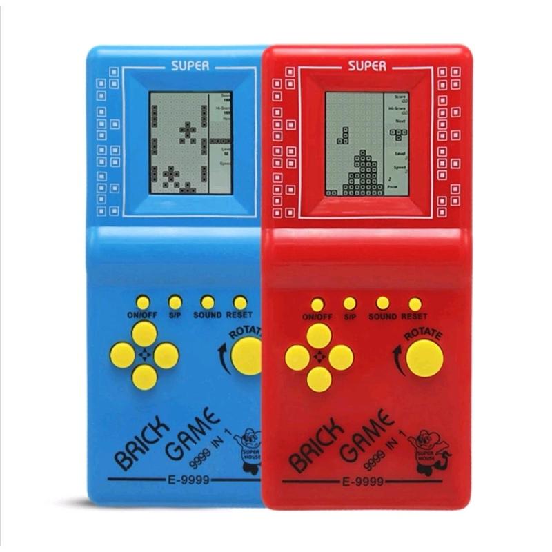 Gamebot Mainan Jadul Brick Game 9999 in 1 Tetris Gembot Tangan Gameboy ...
