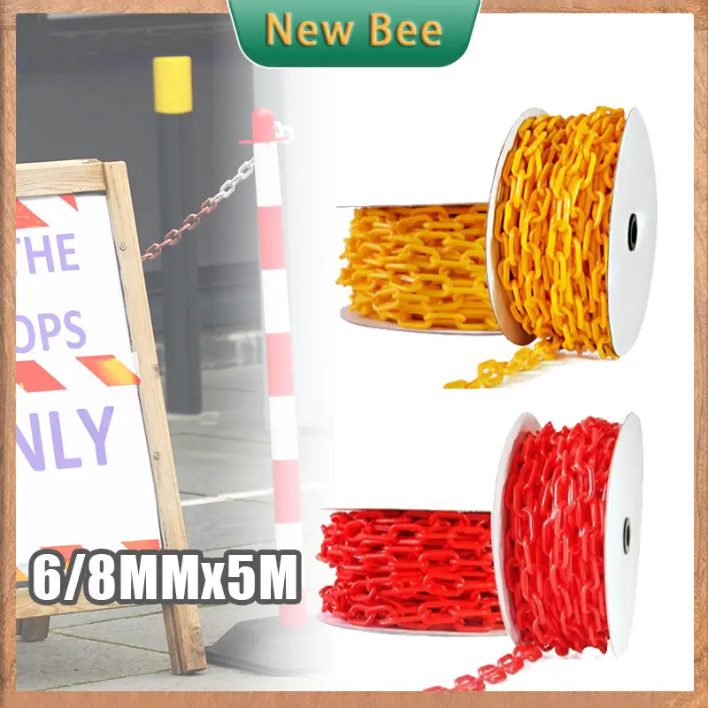 5 Meter Traffic Safe Warning Cone Chain Plastic Warning Barrier Chain ...