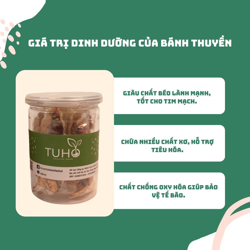Bánh Thuyền Hạt Dinh Dưỡng - 100% Tự Nhiên - Ăn vặt lành mạnh - Tuho Healthy Food 4
