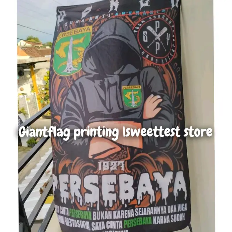 BENDERA PERSEBAYA BONEK 120X80 0