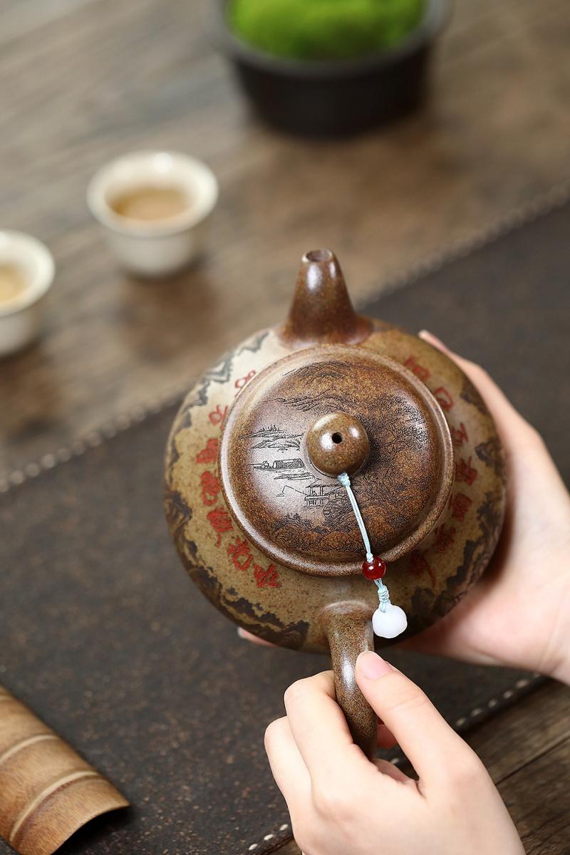 Product Introduction of Authentic Yixing Zisha Teapot - 100% Handmade Chinese Tea Set for English Breakfast/Earl Grey (Premium Gift for CNY/Mid-Autumn) 5