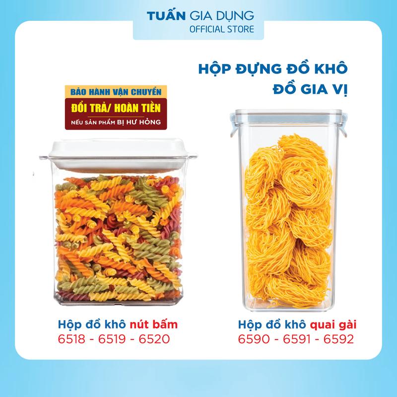 Hộp đựng đồ khô cao cấp Hokori, đựng các loại hạt, ngũ cốc, sữa bột cho bé Đựng Sữa Bột Trữ Sữa