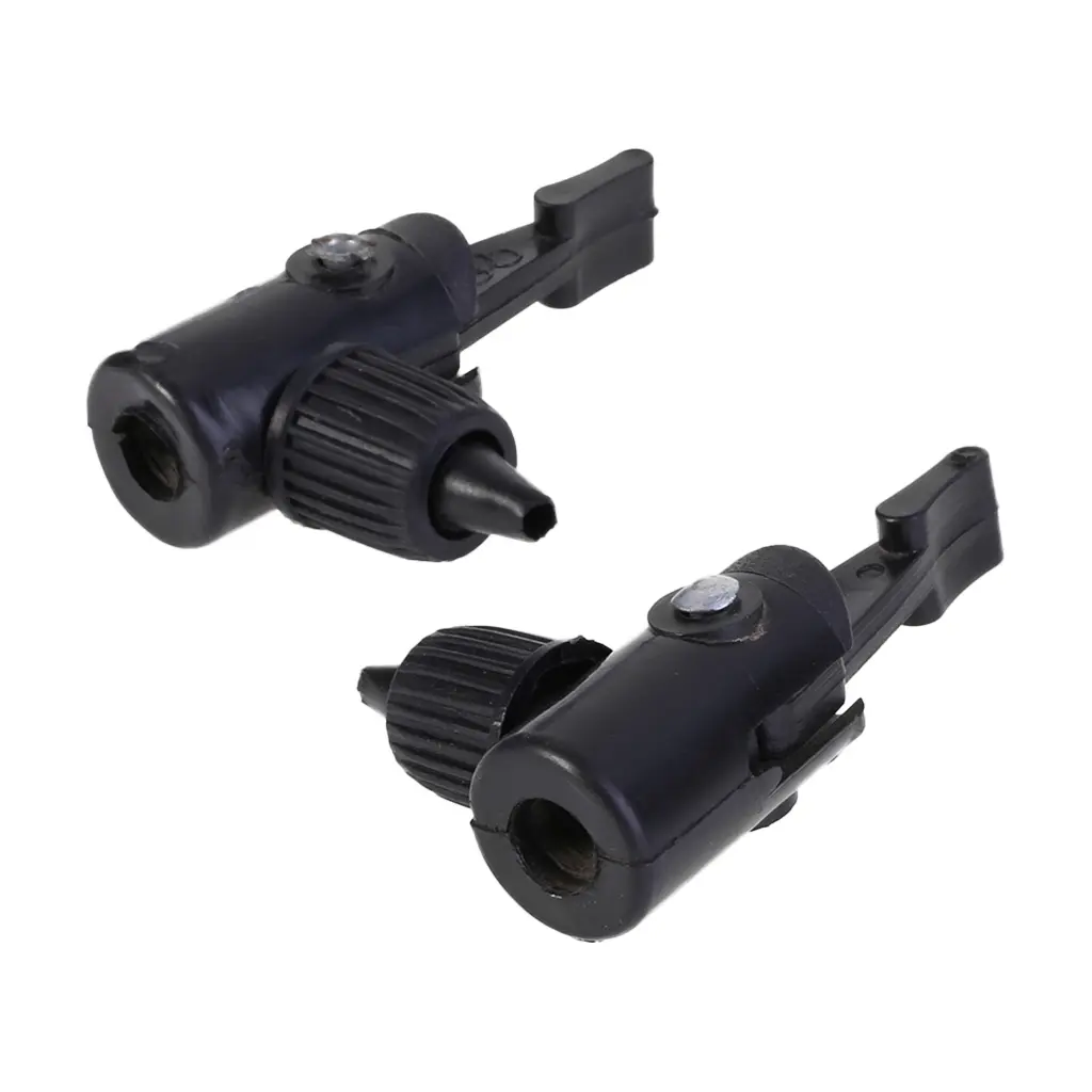 2pcs Bicycle Inflator for Valve Schrader Adapeter Nozzle Tackle Accesso