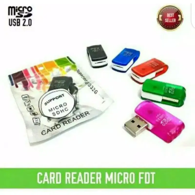 A231-2 pcs Card Reader Single Micro Sd Satu Slot Mini Simpel For Memory Memori Card-TSW 3