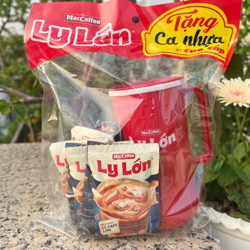 [tặng 1 ca giữ nhiệt] cafe sữa đá Maccoffee ly lớn (10 gói x 260gr) Cà Phê