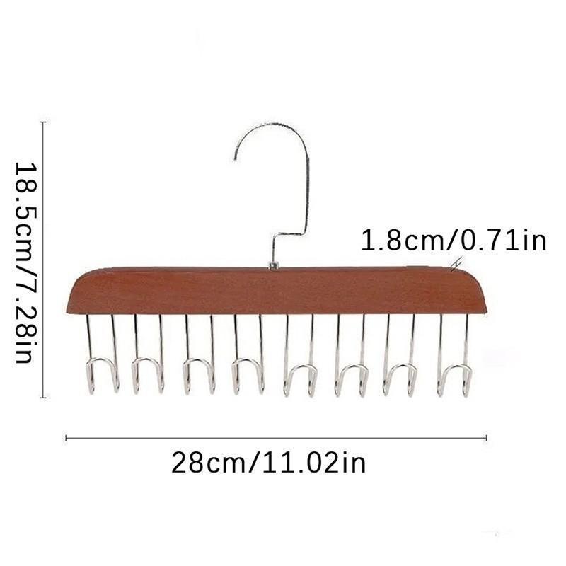 Product Introduction of Hanger Kayu Rak Penyimpanan Pakaian Dalam Kamisol Gantungan Baju Anti Slip - Model Terbaru 4