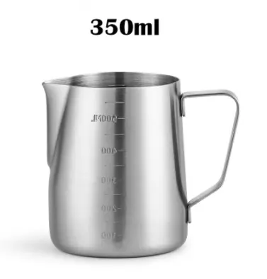 Ca Đánh Sữa Lạnh Inox 304 Có Vạch Chia Rõ Ràng 350ml - 600ml - 1000ml 0