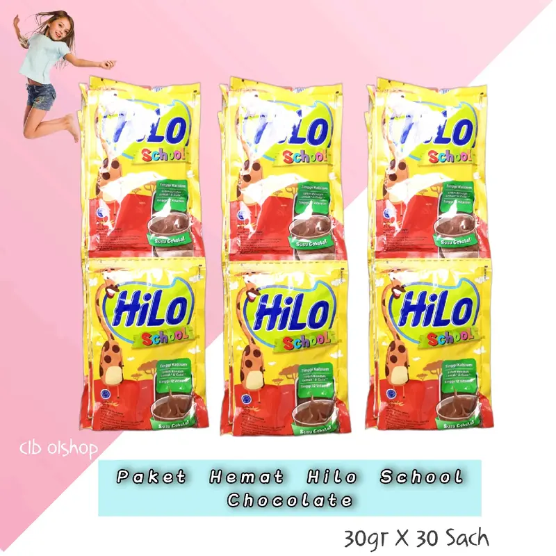 Harga Hemat Hilo School Chocolate isi 30 Sachet Susu 1