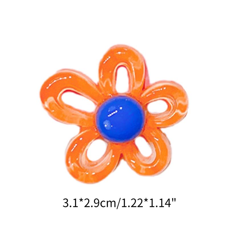 Product Introduction of 31x29mm 10 Color Irregular Flower Charm Pendants For Jewelry Making Accessories Parts Diy Handmade Colorful Handicraft 0