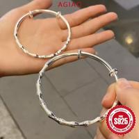 Gambar AGIAO Gelang Simpul Bambu Matte Mengkilap Gaya Retro Cina Gelang Tarik-Dorong Yang Dapat Disesuaikan - perak, Dapat disesuaikan dari A.GIAO.ID Kab. Gresik 3 Tokopedia