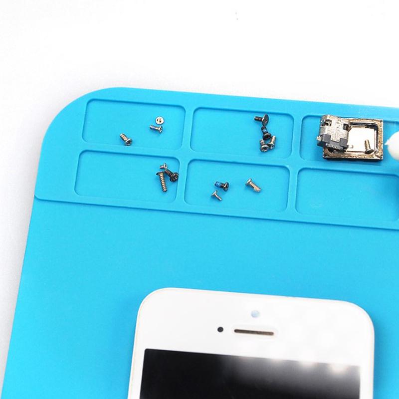 Product Introduction of ESD Heat Insulation Soldering Mat Job Tools Computer Phone Repair Tool Kit Working Repair Pad Heatresistant Maintenance Platform 19