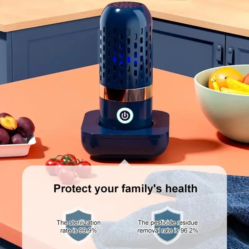Fruit Washing Machine, Wireless Automatic Vegetable Cleaner, Vegetable Washing Machine Gadgets for The Home, Fruit Cleaner Device, Specialty Kitchen Electric Appliances, Multifunction Home Essentials, Appliance, Electric Juicer Machine Cleaner 5