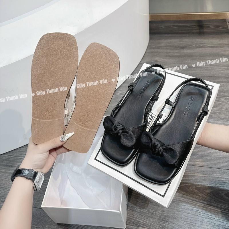 Product Introduction of ￼Sandan nữ quai thun nơ xinh lắm da mềm(S0049) 10
