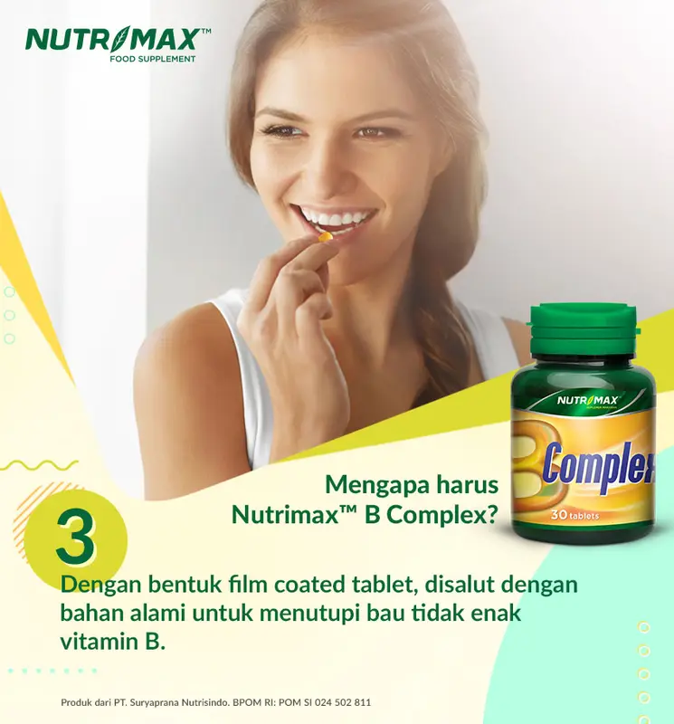 NUTRIMAX B COMPLEX ISI 30 TABLET 4