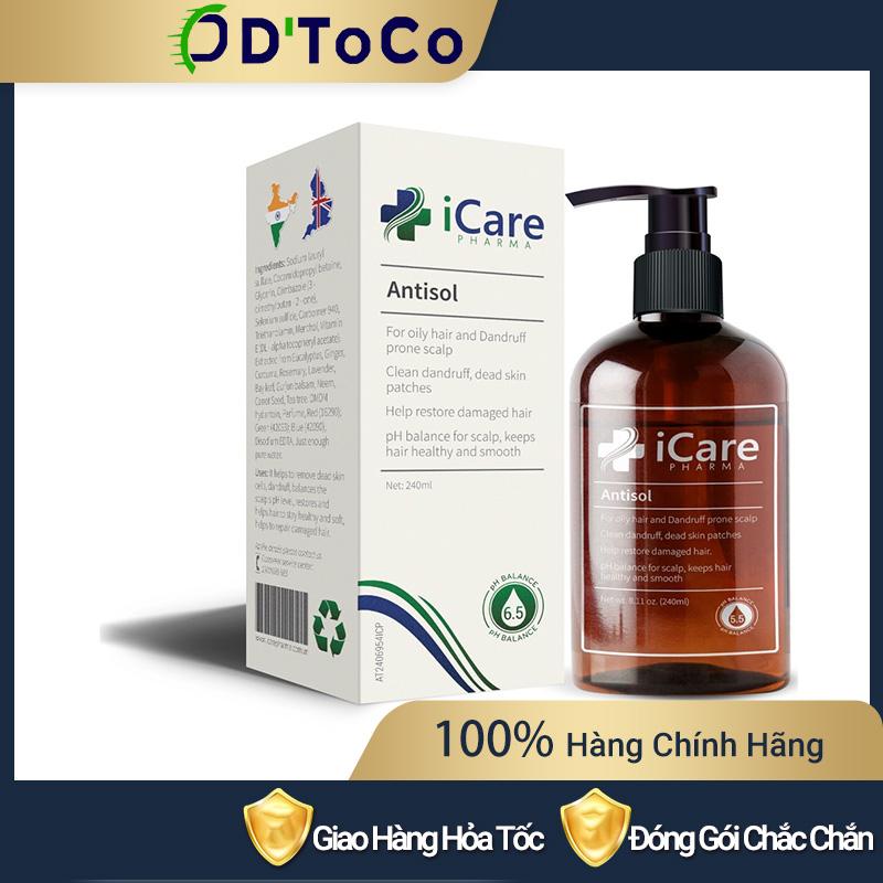 Dầu Gội Antisol Icare Pharma Dược Liệu Ph6.5 0