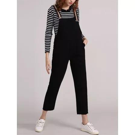 Baju Kodok Anak 10 -13 Tahun Jumpsuit Overall Celana Panjang Low Waist Katun Bunga Fashion Katun 6