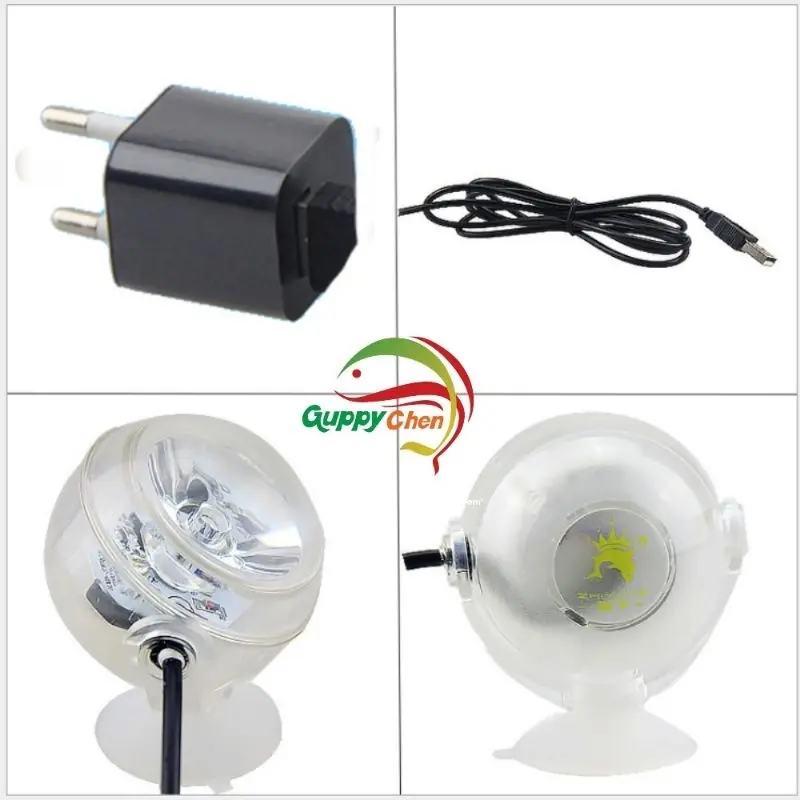 Đèn Led Trang Trí Bể Cá - Tự Động Chuyển Màu - Led Mini Lamp ( 1w ) 1