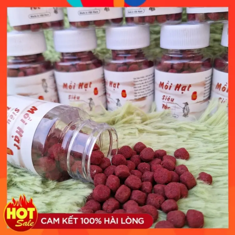 Mồi HẠT câu TRẮM , CHÉP ,TRÔI ,DIẾC ,RÔ PHI  siêu nhạy Bắt Cá 0