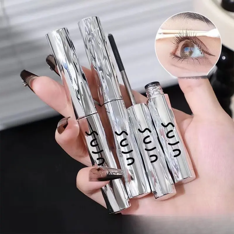 Mascara 3d, 6D, Không thấm nước, Cong, Không vảy, Định Hình, Ống Thép Tự Nhiên, Đế Lông Mi, Mỹ Phẩm Làm Đẹp Vẽ Lông Mi 1