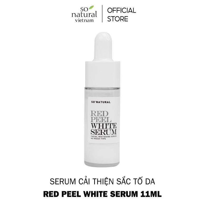 ( KOC ) Serum Tinh Chất Peel White So Natural - Dưỡng Trắng, Cải thiện Tàn Nhang & Cấp Ẩm Skincare Arbutin ( 11ml )