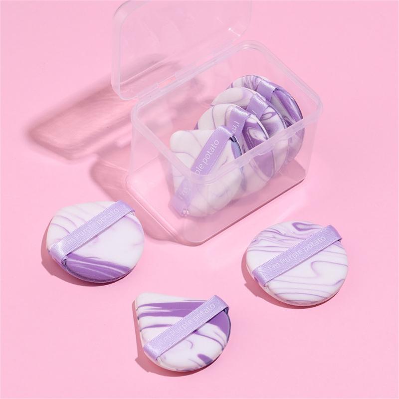  Bông Tán Kem Nền Đệm Khí Đặc Biệt Thiết Kế Tinh Tế Thích Hợp Sử Dụng Ướt Và Khô Bọt Biển Máy Xay Sinh Tố Làm Đẹp 