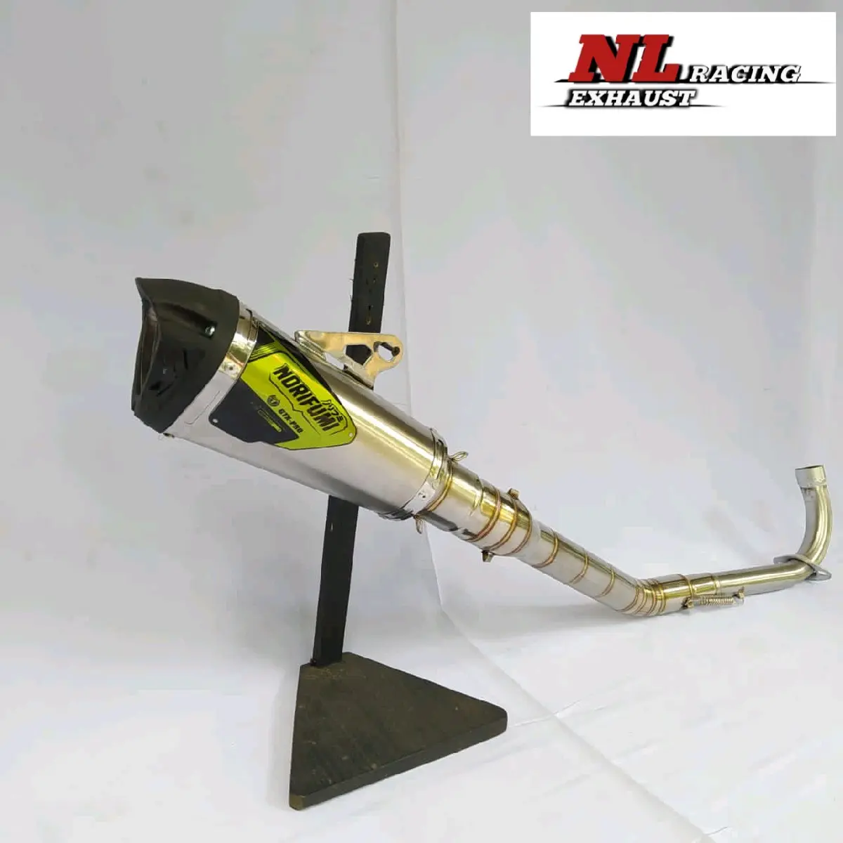Knalpot Racing NORIVUMI Underbond Pnp Jupiter, Vega, Supra, karisma, smesh, Shogun, Blade, Revo, green, C70, Dll