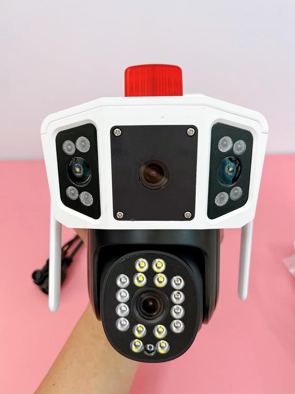 Camera YOOSEE 4 Mắt Xem 3 Khung Hình 8M Rõ Nét Xoay 360 Độ- Đàm Thoại 2 Chiều- Báo Động Chống Trộm- Ban Đêm Có Màu- Wifi Không Dây Ngoài Trời Chụp Ảnh
