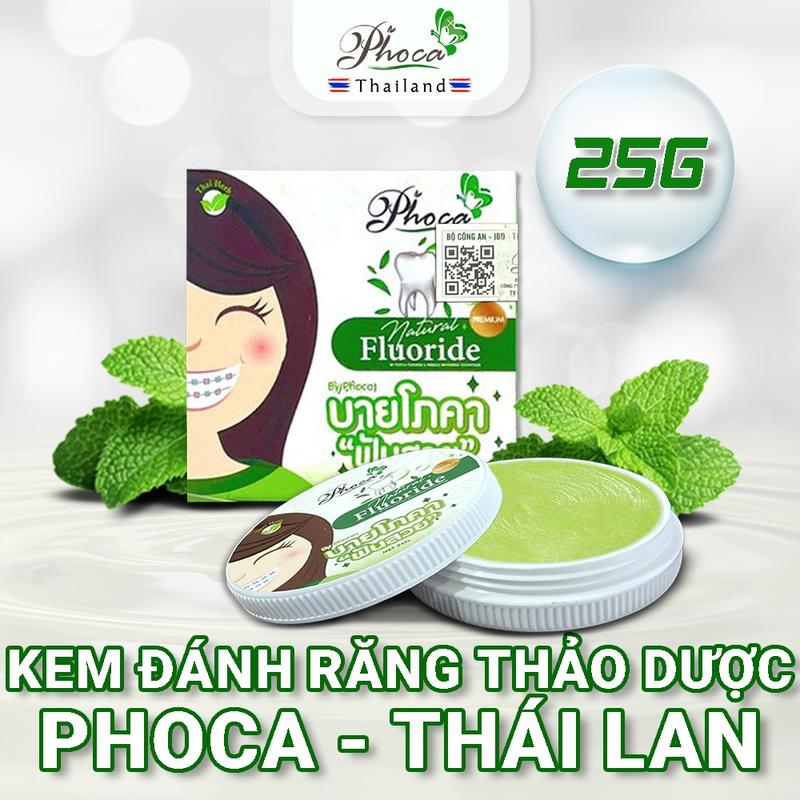 Kem đánh răng thảo dược BY PHOCA Thái Lan 25g