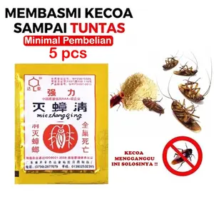 PROMO!!! Racun Kecoa Bubuk Ampuh – Membasmi Kecoa Sampai Tuntas, Praktis dan Efektif