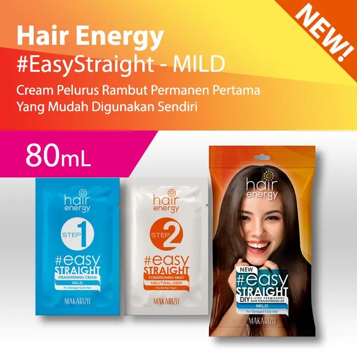 Makarizo Pelurus Rambut hair straight - MILD 80ml & 120ml 2