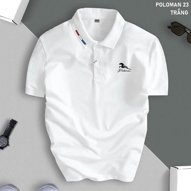 Áo phông SPORTMEN 23 cổ bẻ BASIC CVC vải cá sấu sang trọng, lịch lãm, thoáng…