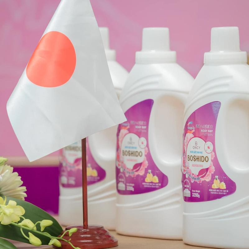 Combo 3 can ( x3,2 lít) nước giặt sinh học Boshido sản xuất trên dây chuyền công nghệ Nhật Bản Làm Sạch