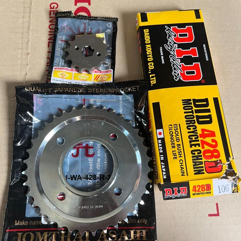 Bộ Sên Nhông Đĩa Fu Neo wave rs DID 106 mắt chính hãng