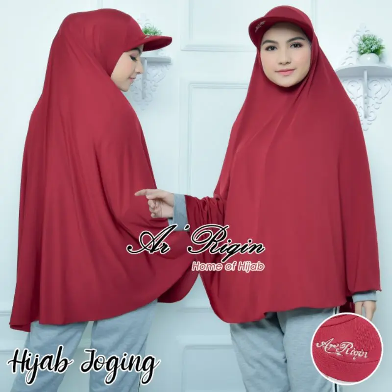 Hijab Olga Muslim Sporty Panjang Jumbo Lembut by Arriqin