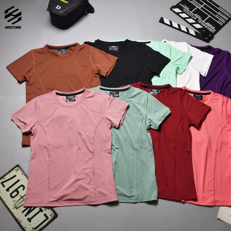 Áo thun thể thao nữ tập gym yoga mã [GY02] chất thun lạnh chính phẩm thấm hút mồ hôi, thoải mái vận động Top Sport Đồng