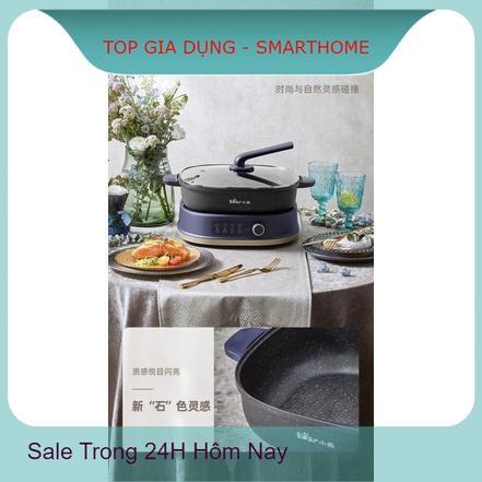 Nồi Lẩu Nướng Điện Bear DHG-C60D1 6L Chống Dính Tháo Rời - Bảo Hành 12 Tháng - Nướng Thịt, Không Khói 3