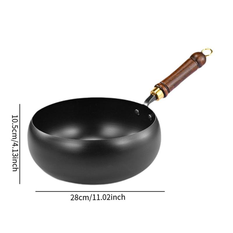 Product Introduction of 11'' Iron Wok Cookware Boiling Gas Frying Pan for Kitchen Hotel Restaurant 0