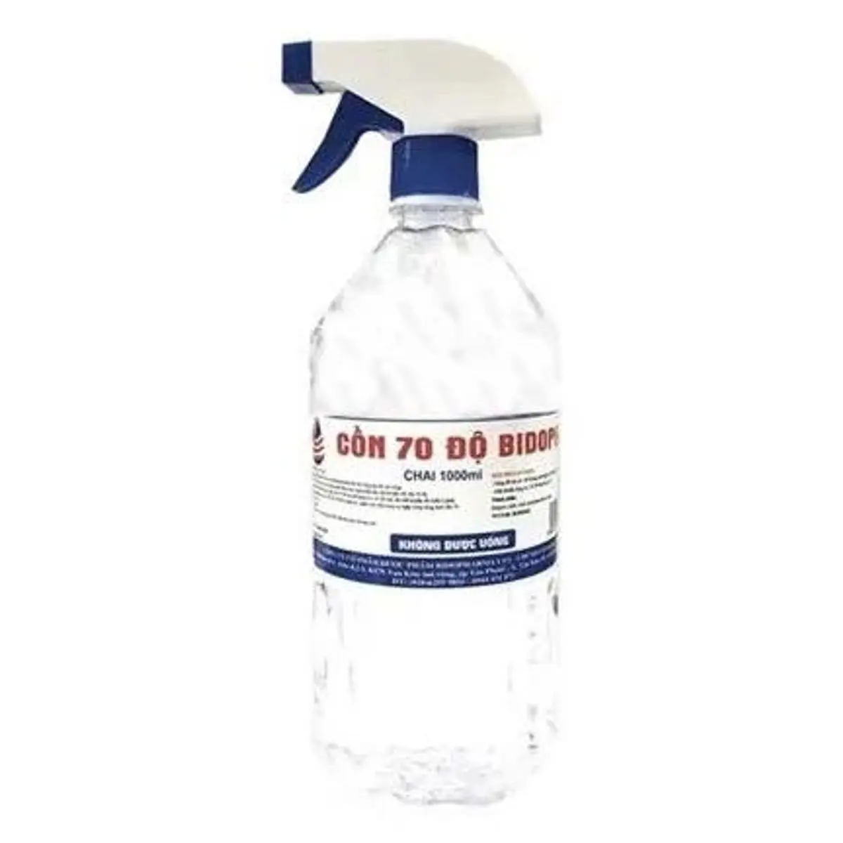 Cồn 70,90 độ BIDOPHA kèm vòi- 1000ml - Sát khuẩn, sát trùnġ vết thương
