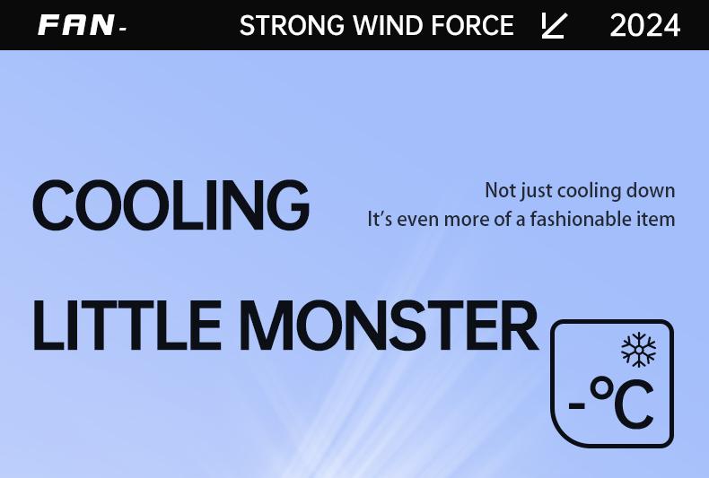Product Introduction of ZOLURA Mini Portable USB Handheld High Speed ​​Fan -100 levels, digital display, 3000mAh rechargeable, brushless motor, suitable for outdoor sports mobile protection USB-C Turbo fan 19