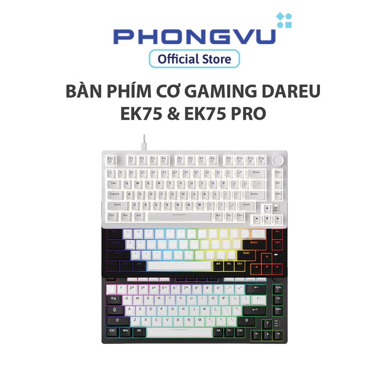 Bàn phím cơ DAREU EK75 & EK75 PRO - Bảo hành 24 tháng