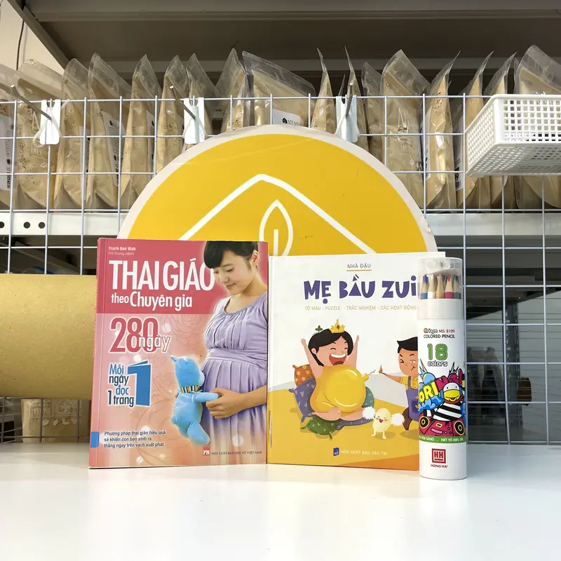 Combo Sách Thai Giáo Mỹ Thuật: Kích Thích Phát Triển Não Bộ, Tăng Cường Tư Duy Sáng Tạo Cho Thai Nhi | Nhà Đậu 3